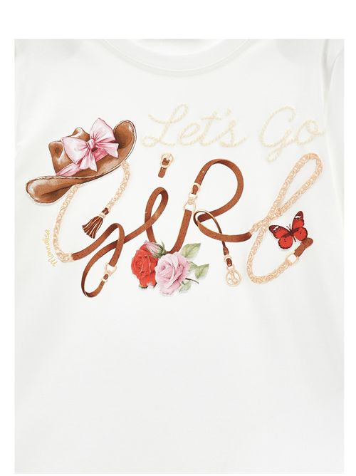 T-shirt, bambina, logata. MONNALISA | 11H612 82010001